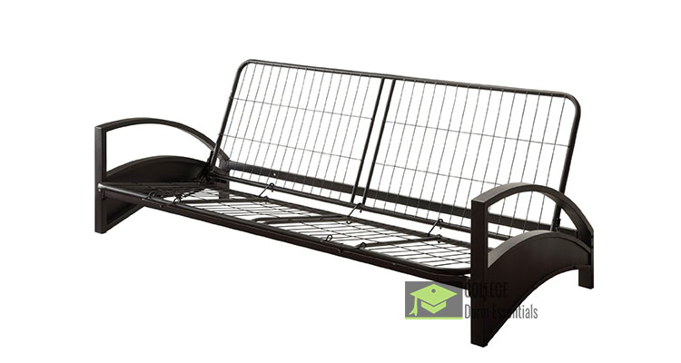 Full Sized Futon Frame with Arm Rest