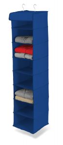 storage shelves blue