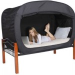Privacy Pop Bed Tent - Black
