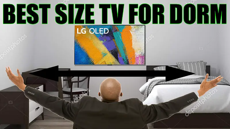 best size tv for dorm